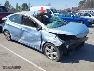 2011 Hyundai Elantra Ltd with VIN KMHDH4AE8BU137531, listed as a IAAI auction lot 41786838 with 1 mi miles. Bid and sale history available at carsss.com. Image 1.