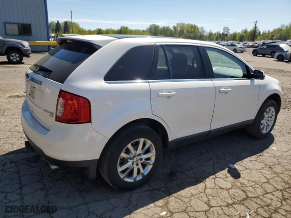2013 Ford Edge Limited with VIN 2FMDK4KCXDBC71044, listed as a Copart auction lot 53191555 with 135,541 mi miles and Clean Title. Bid and sale history available at carsss.com. Image 3.