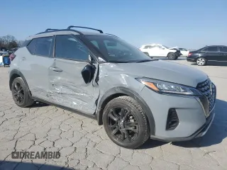 2024 Nissan Kicks SR with VIN 3N1CP5DV9RL485334, listed as a Copart auction lot 48486605 with 14,130 mi miles and Salvage Title. Bid and sale history available at carsss.com. Image 4.