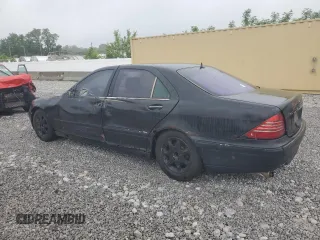 2002 Mercedes-Benz S 500 с VIN WDBNG75J92A288883, выставлен на аукционе Copart как лот 58529605 с пробегом 262 967 миль миль и Списание • Salvage title. История ставок и продаж доступна на DreamBid. Изображение 2.