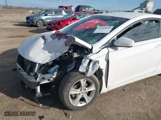 2013 Hyundai Elantra Coupe GS with VIN KMHDH6AE2DU023345, listed as a IAAI auction lot 41685816 with 1 mi miles. Bid and sale history available at carsss.com. Image 6.