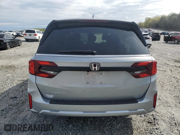 2025 Honda Odyssey EX-L z VIN 5FNRL6H64SB021786, wystawiony jako Copart lot #51176025 z przebiegiem 1 942 mil mil oraz Szkoda całkowita • Salvage title. Historia ofert i sprzedaży dostępna na DreamBid. Obrazek 6.