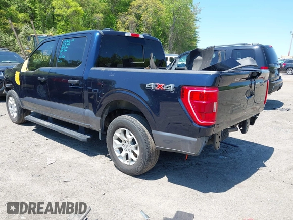 2022 Ford F-150 XL with VIN 1FTEW1EBXNFB14743, listed as a IAAI auction lot 42098808 with 49,314 mi miles and . Bid and sale history available at DreamBid. Image 3.