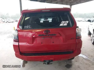 2018 Toyota 4Runner SR5 with VIN JTEZU5JR4J5187653, listed as a IAAI auction lot 40864701 with 96,730 mi miles. Bid and sale history available at carsss.com. Image 17.