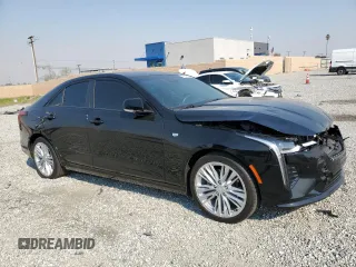 2023 Cadillac CT4 Premium Luxury with VIN 1G6DB5RK2P0106721, listed as a Copart auction lot 70818694 with 19,753 mi miles and Salvage Title. Bid and sale history available at carsss.com. Image 4.