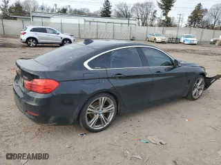2017 BMW 4 Series 430i with VIN WBA4F7C50HG786401, listed as a Copart auction lot 45880585 with 101,579 mi miles and Salvage Title. Bid and sale history available at carsss.com. Image 3.