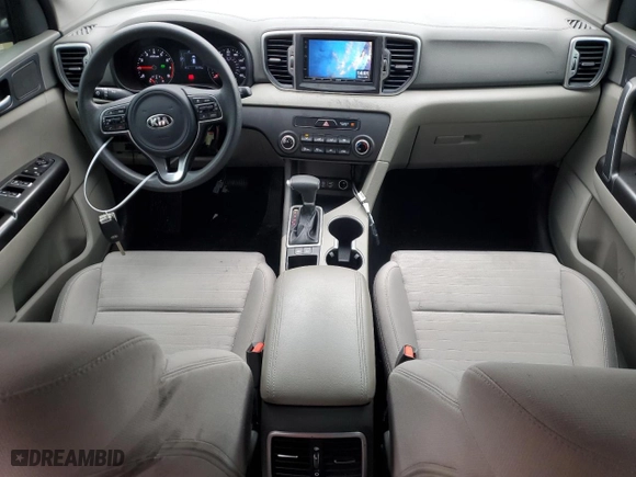 2018 Kia Sportage LX with VIN KNDPM3AC1J7322202, listed as a Copart auction lot 85961804 with 91,770 mi miles and Salvage Title. Bid and sale history available at carsss.com. Image 8.