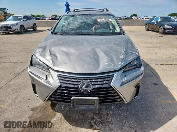 2018 Lexus NX 300 with VIN JTJBARBZ3J2173147, listed as a Copart auction lot 63147065 with 60,469 mi miles and Salvage title. Bid and sale history available at DreamBid. Image 5.
