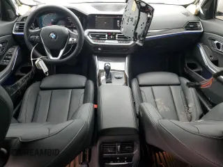 2021 BMW 3 Series 330i with VIN 3MW5R1J02M8C19809, listed as a Copart auction lot 47444745 with 89,647 mi miles and Salvage Title. Bid and sale history available at carsss.com. Image 8.