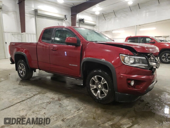2017 Chevrolet Colorado 4WD Z71 with VIN 1GCHTDEN0H1195822, listed as a Copart auction lot 76868404 with 88,498 mi miles and Salvage Title. Bid and sale history available at carsss.com. Image 4.