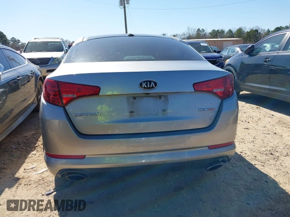 2013 Kia Optima EX with VIN 5XXGN4A76DG133515, listed as a IAAI auction lot 41757610 with 144,569 mi miles and . Bid and sale history available at carsss.com. Image 16.