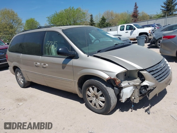 2005 Chrysler Town & Country Touring z VIN 2C4GP54L45R123762, wystawiony jako IAAI lot #42235745 z przebiegiem 217 713 mil mil oraz . Historia ofert i sprzedaży dostępna na DreamBid. Obrazek 1.