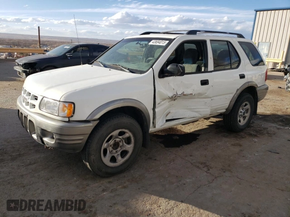 2002 Isuzu Rodeo S with VIN 4S2CK58W324314240, listed as a Copart auction lot 43694015 with 132,212 mi miles and Salvage title. Bid and sale history available at DreamBid. Image 1.