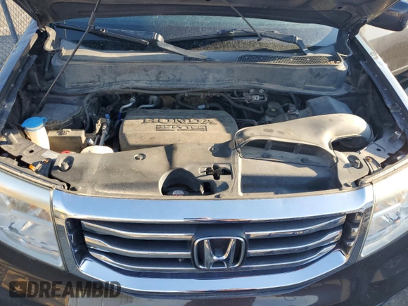 2012 Honda Pilot EX-L with VIN 5FNYF4H5XCB047292, listed as a Copart auction lot 53453475 with 141,092 mi miles and Salvage Title. Bid and sale history available at DreamBid. Image 12.
