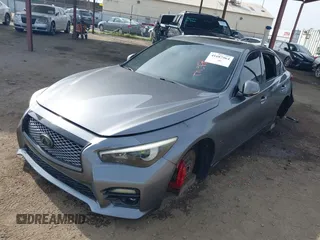 2017 Infiniti Q50 Red Sport 400 with VIN JN1FV7AP2HM850025, listed as a IAAI auction lot 41687964 with 70,334 mi miles. Bid and sale history available at carsss.com. Image 21.