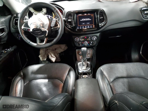 2018 Jeep Compass Limited with VIN 3C4NJDCB0JT333942, listed as a Copart auction lot 73188754 with 52,110 mi miles and Salvage Title. Bid and sale history available at carsss.com. Image 8.
