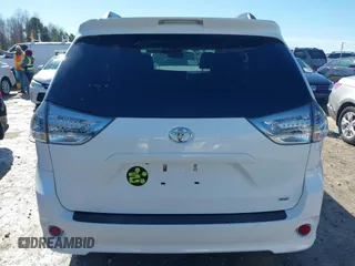 2015 Toyota Sienna SE with VIN 5TDXK3DC4FS658148, listed as a IAAI auction lot 41601341 with 110,329 mi miles. Bid and sale history available at carsss.com. Image 16.