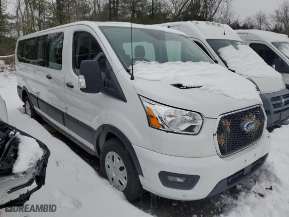 2021 Ford Transit Passenger Wagon XL with VIN 1FBAX2Y88MKA31842, listed as a Copart auction lot 86881884 with 74,868 mi miles and Salvage Title. Bid and sale history available at carsss.com. Image 4.