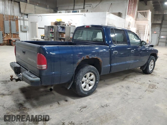 2004 Dodge Dakota Sport with VIN 1D7HL38NX4S579042, listed as a Copart auction lot 85283564 with 327,981 mi miles and Salvage Title. Bid and sale history available at carsss.com. Image 3.
