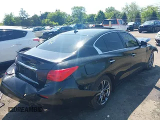 2017 Infiniti Q50 Premium with VIN JN1EV7AR6HM838084, listed as a IAAI auction lot 42539976 with Not provided miles and . Bid and sale history available at DreamBid. Image 4.
