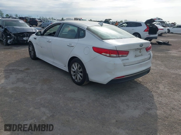 2017 Kia Optima EX with VIN 5XXGU4L34HG167892, listed as a IAAI auction lot 41853266 with 179,210 mi miles. Bid and sale history available at carsss.com. Image 3.