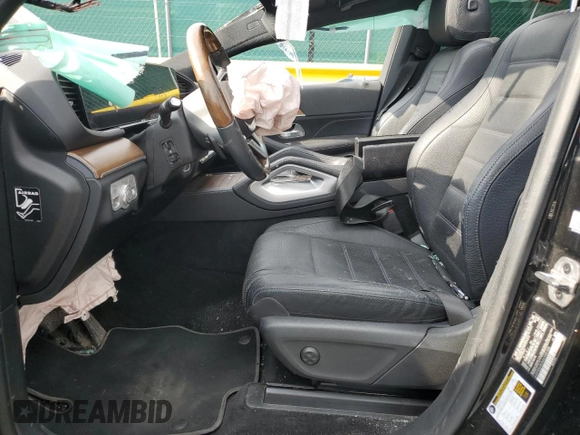 2021 Mercedes-Benz GLE 450 with VIN 4JGFB5KB9MA555105, listed as a Copart auction lot 64255695 with 106,602 mi miles and Salvage title. Bid and sale history available at DreamBid. Image 7.
