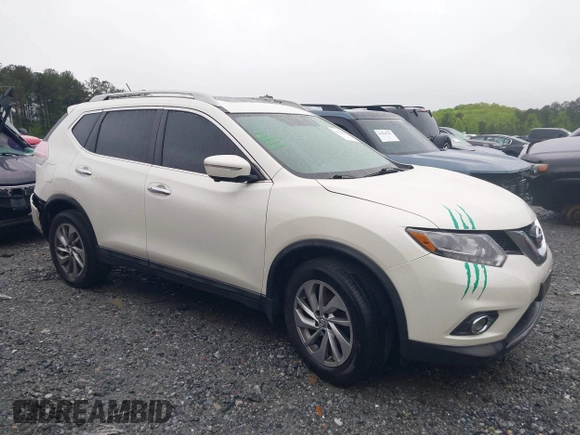 2015 Nissan Rogue SL with VIN 5N1AT2MVXFC760372, listed as a IAAI auction lot 41970884 with 196,344 mi miles. Bid and sale history available at carsss.com. Image 13.