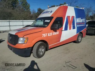 2012 Nissan NV SV with VIN 1N6AF0LY9CN109517, listed as a Copart auction lot 48440255 with 207,365 mi miles and Salvage Title. Bid and sale history available at carsss.com. Image 1.