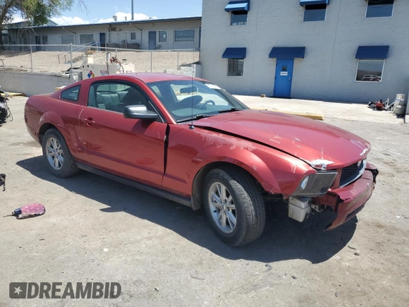 2005 Ford Mustang Deluxe with VIN 1ZVFT80N355107272, listed as a Copart auction lot 58216885 with 126,742 mi miles and Salvage title. Bid and sale history available at DreamBid. Image 4.