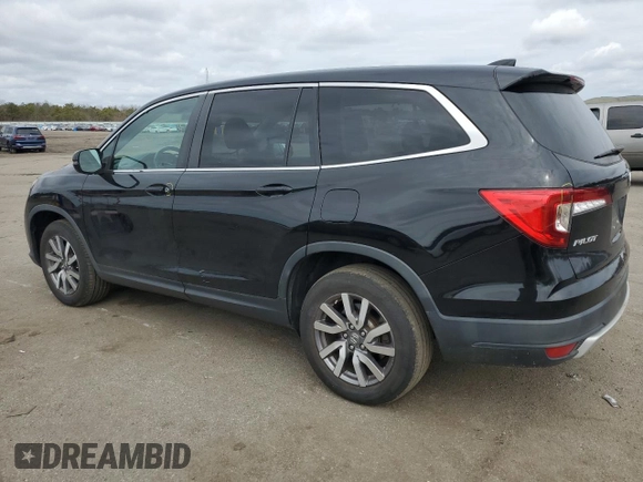 2020 Honda Pilot EX-L with VIN 5FNYF6H57LB068676, listed as a Copart auction lot 52678125 with 54,764 mi miles and Salvage title. Bid and sale history available at DreamBid. Image 2.
