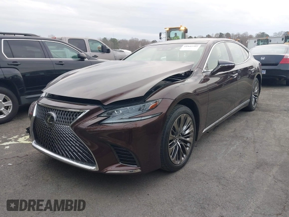 2018 Lexus LS with VIN JTHB5LFF5J5003051, listed as a IAAI auction lot 41843702 with 29,026 mi miles. Bid and sale history available at carsss.com. Image 17.