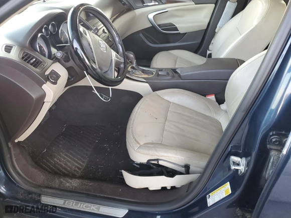 2011 Buick Regal CXL Turbo TO2 with VIN W04GW5EV1B1076090, listed as a Copart auction lot 74891904 with 178,910 mi miles and Salvage Title. Bid and sale history available at carsss.com. Image 7.