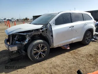 2016 Toyota Highlander XLE z VIN 5TDJKRFH4GS246539, wystawiony jako Copart lot #56583125 z przebiegiem 158 537 mil mil oraz Szkoda całkowita • Salvage title. Historia ofert i sprzedaży dostępna na DreamBid. Obrazek 1.