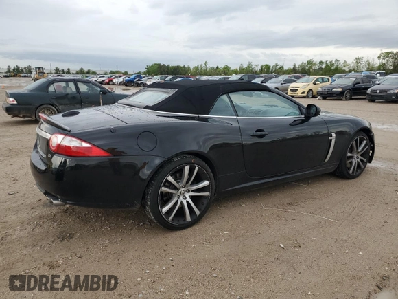 2007 Jaguar XK XKR with VIN SAJWA44C879B19251, listed as a Copart auction lot 50807595 with 100,715 mi miles and Salvage Title. Bid and sale history available at DreamBid. Image 3.