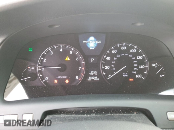 2010 Lexus LS 460 с VIN JTHCL5EFXA5008723, выставлен на аукционе Copart как лот 80964494 с пробегом 151 307 миль миль и Списание • Salvage title. История ставок и продаж доступна на DreamBid. Изображение 9.