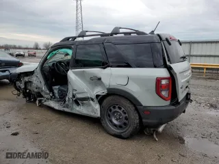2024 Ford Bronco Sport Outer Banks with VIN 3FMCR9C68RRE23733, listed as a Copart auction lot 47561615 with 0 mi miles and Salvage Title. Bid and sale history available at carsss.com. Image 2.