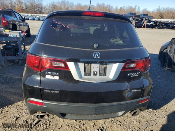 2012 Acura RDX Tech Pkg with VIN 5J8TB1H58CA000048, listed as a Copart auction lot 81151404 with 187,089 mi miles and Salvage Title. Bid and sale history available at carsss.com. Image 6.