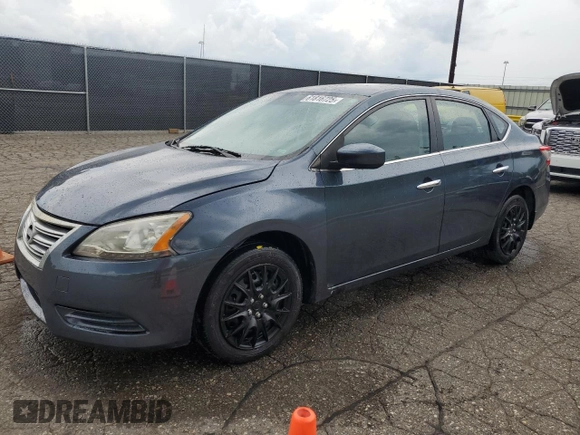 2014 Nissan Sentra SV with VIN 3N1AB7AP8EY258124, listed as a Copart auction lot 61816725 with 156,154 mi miles and Clean title. Bid and sale history available at DreamBid. Image 1.