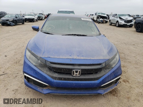 2019 Honda Civic Sedan LX with VIN 19XFC2F60KE028934, listed as a Copart auction lot 80329164 with 86,506 mi miles and Salvage Title. Bid and sale history available at carsss.com. Image 5.