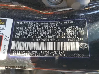2014 Toyota Camry L with VIN 4T1BF1FK6EU798103, listed as a Copart auction lot 52677075 with 147,735 mi miles and Clean Title. Bid and sale history available at carsss.com. Image 12.