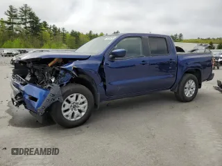 2023 Nissan Frontier SV with VIN 1N6ED1EK7PN601054, listed as a Copart auction lot 56844395 with 51,740 mi miles and Salvage title. Bid and sale history available at DreamBid. Image 1.