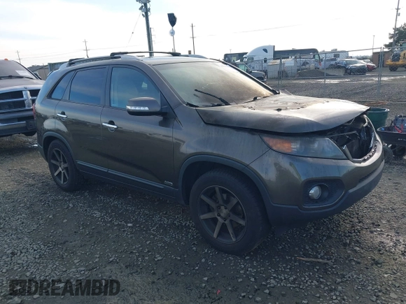 2013 Kia Sorento EX with VIN 5XYKUDA66DG422796, listed as a IAAI auction lot 41557980 with 1 mi miles. Bid and sale history available at carsss.com. Image 1.