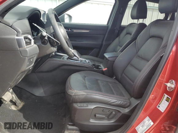 2022 Mazda CX-5 2.5 Turbo with VIN JM3KFBAY4N0547987, listed as a Copart auction lot 52541315 with 9,652 mi miles and Salvage Title. Bid and sale history available at carsss.com. Image 7.