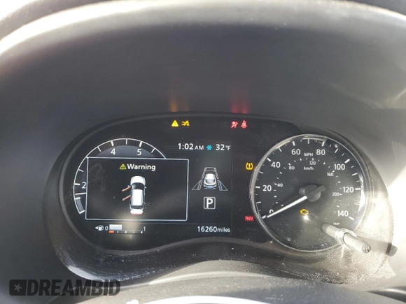2024 Nissan Kicks SV with VIN 3N1CP5CV3RL480759, listed as a Copart auction lot 50064435 with 16,260 mi miles and Salvage Title. Bid and sale history available at DreamBid. Image 9.