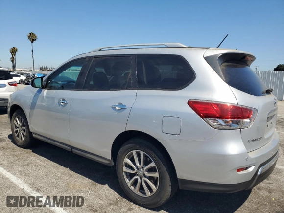 2014 Nissan Pathfinder S z VIN 5N1AR2MM6EC623157, wystawiony jako Copart lot #64110745 z przebiegiem 124 100 mil mil oraz Szkoda całkowita • Salvage title. Historia ofert i sprzedaży dostępna na DreamBid. Obrazek 2.