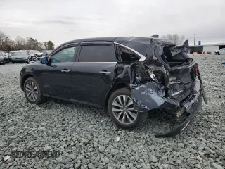 2015 Acura MDX Tech Pkg with VIN 5FRYD3H46FB002750, listed as a Copart auction lot 48331165 with 128,015 mi miles and Salvage Title. Bid and sale history available at carsss.com. Image 2.