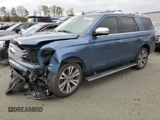 2020 Ford Expedition Platinum with VIN 1FMJU1LT6LEA09759, listed as a Copart auction lot 81695744 with 74,387 mi miles and Salvage title. Bid and sale history available at DreamBid. Image 1.