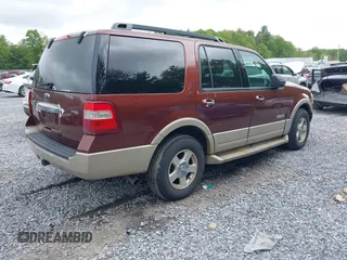 2007 Ford Expedition Eddie Bauer with VIN 1FMFU18527LA61052, listed as a IAAI auction lot 42358316 with 163,531 mi miles and . Bid and sale history available at DreamBid. Image 4.