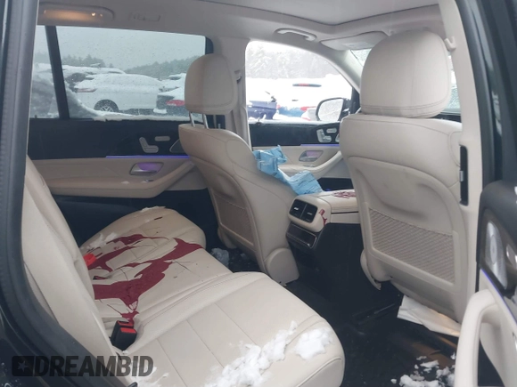 2021 Mercedes-Benz GLS 450 z VIN 4JGFF5KEXMA376571, wystawiony jako IAAI lot #41449523 z przebiegiem 82 466 mil mil oraz . Historia ofert i sprzedaży dostępna na DreamBid. Obrazek 8.