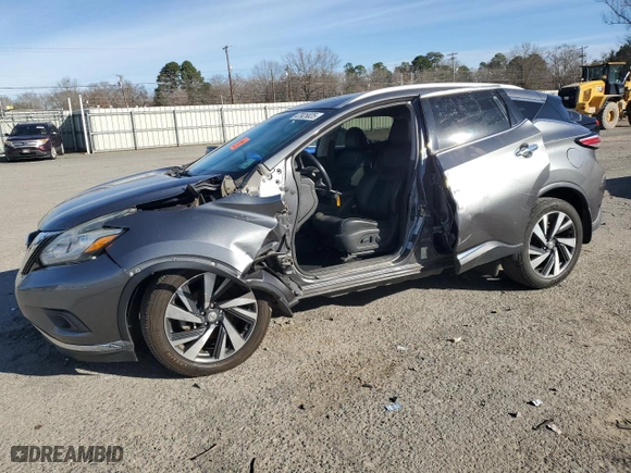 2015 Nissan Murano Platinum with VIN 5N1AZ2MG4FN268828, listed as a Copart auction lot 47925825 with 91,109 mi miles and Salvage Title. Bid and sale history available at carsss.com. Image 1.